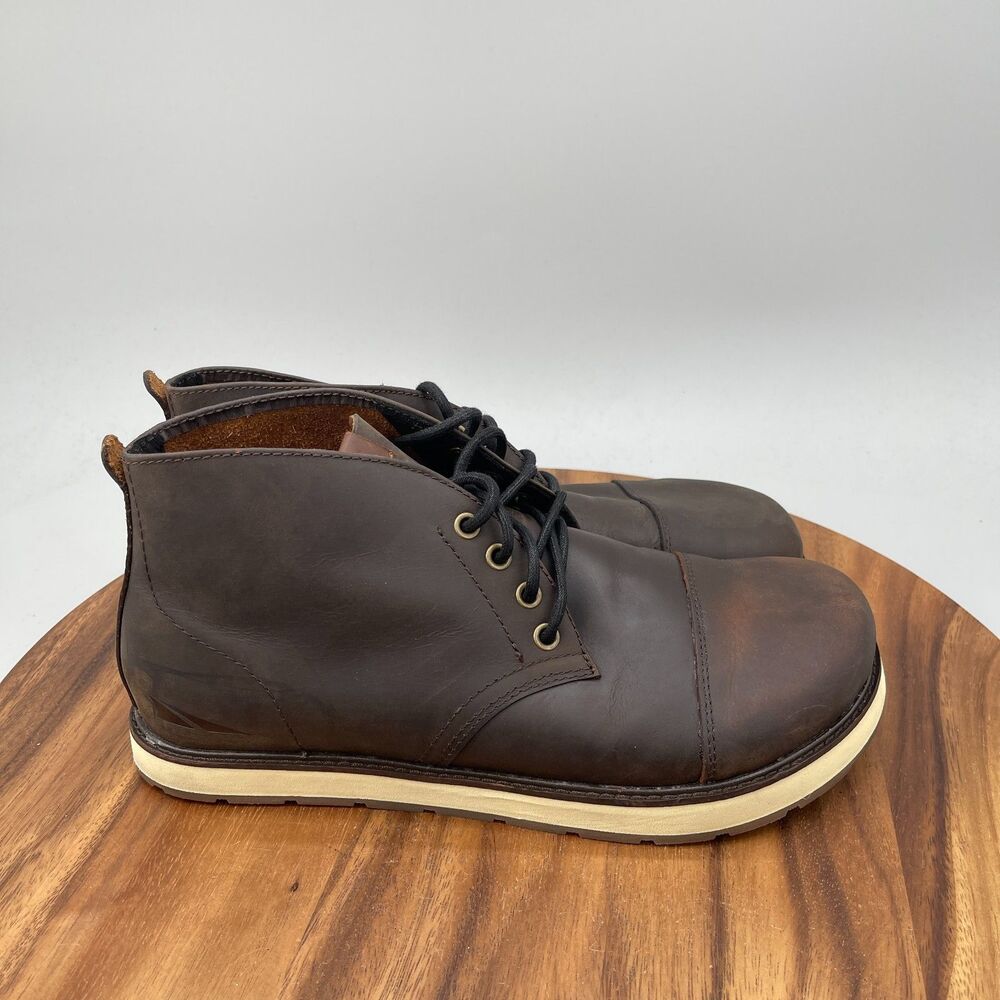 Altra Smith Chukka Boots Mens Size 10.5 Brown Leather Casual Walking Going Out